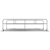 Aluminium | trench bridge | Width: 1.30 m | Length: approx 2.30 m